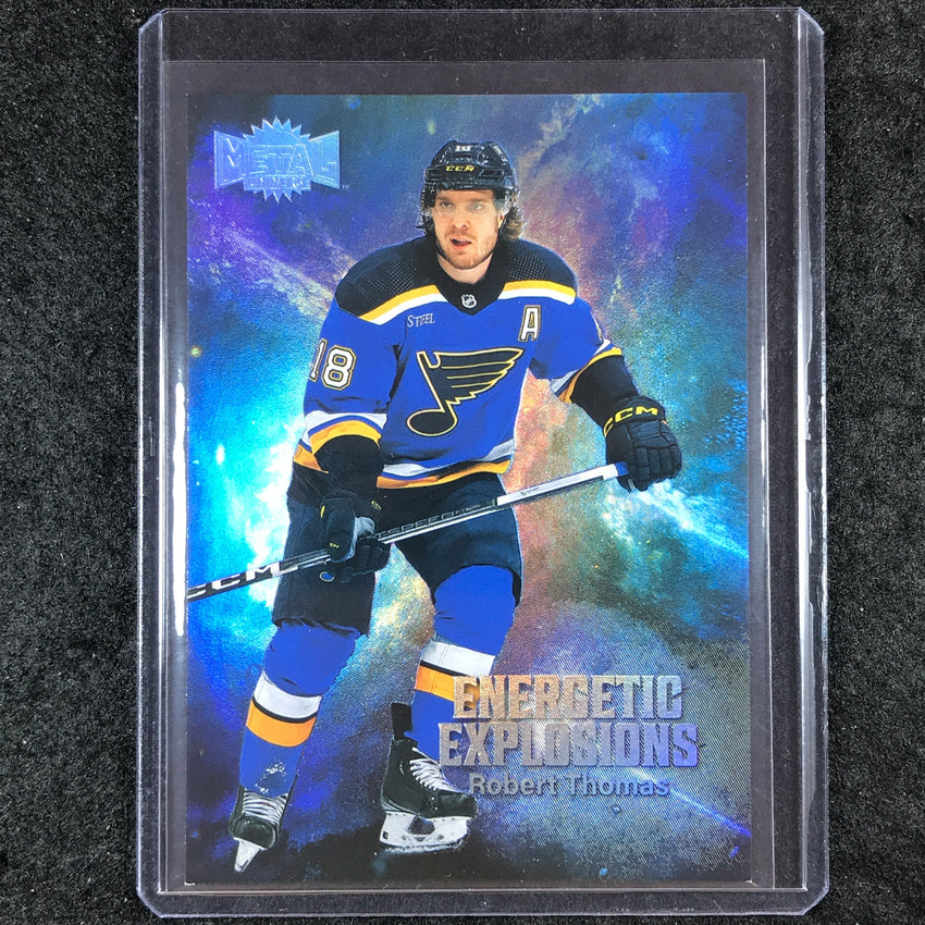 2023-24 Metal Universe NHL ROBERT THOMAS Energetic Explosions Spectrum 79/199
