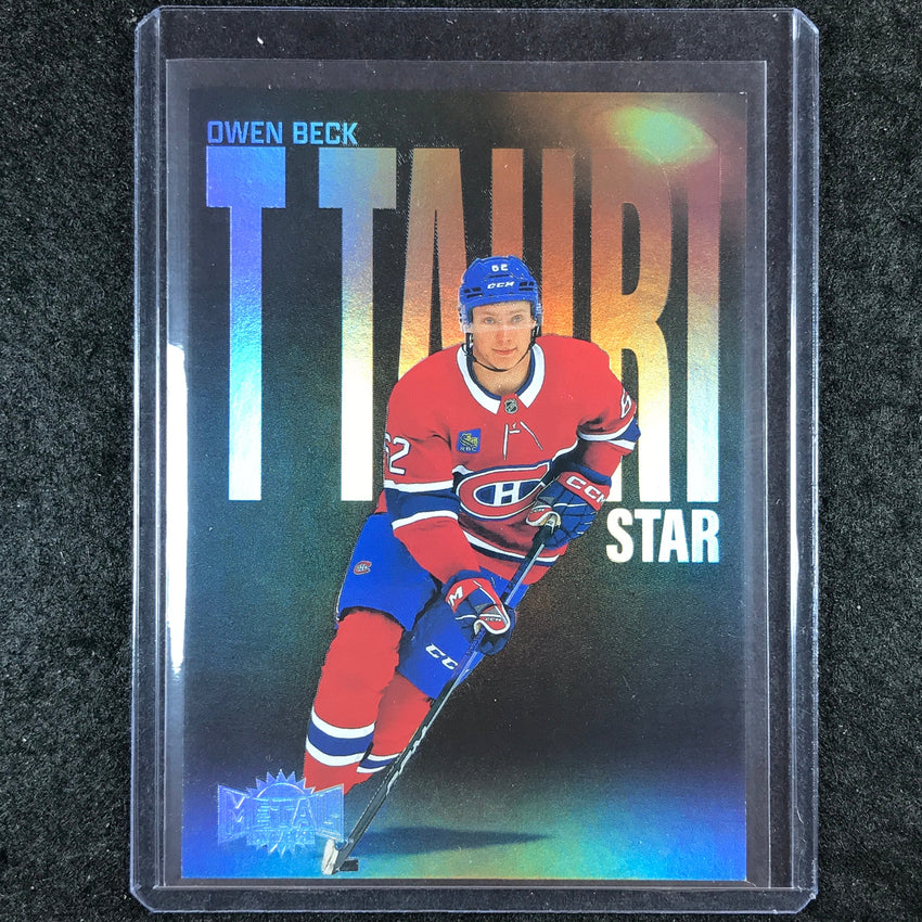 2023-24 Metal Universe NHL OWEN BECK T Tauri Phase Rookie Spectrum 172/199