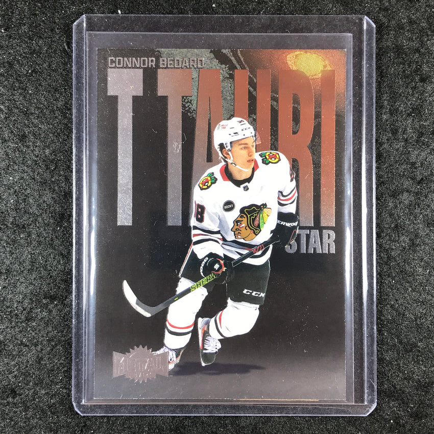 2023-24 Metal Universe NHL CONNOR BEDARD T Tauri Phase Rookie Rookie Base #1