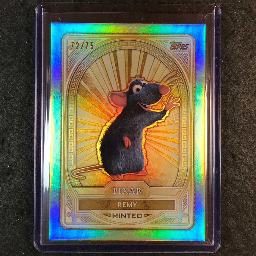 2025 Topps Disney Mint REMY Gold Green Mint Foil 72/75 #99