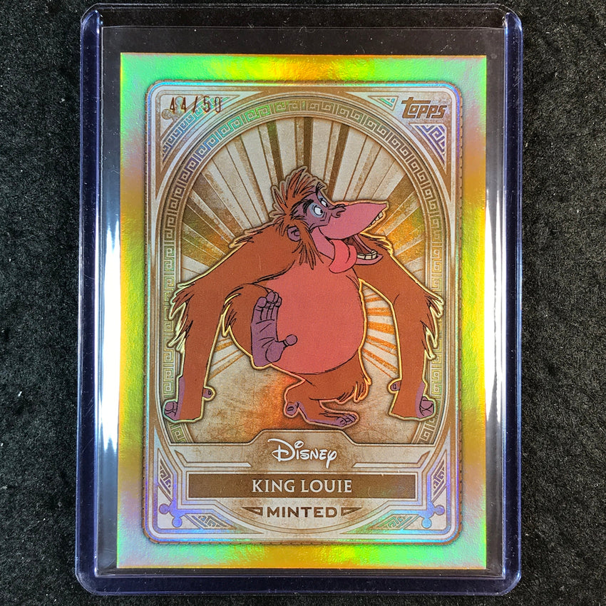2025 Topps Disney Mint KING LOUIE Bronze Gold Foil 44/50 #12