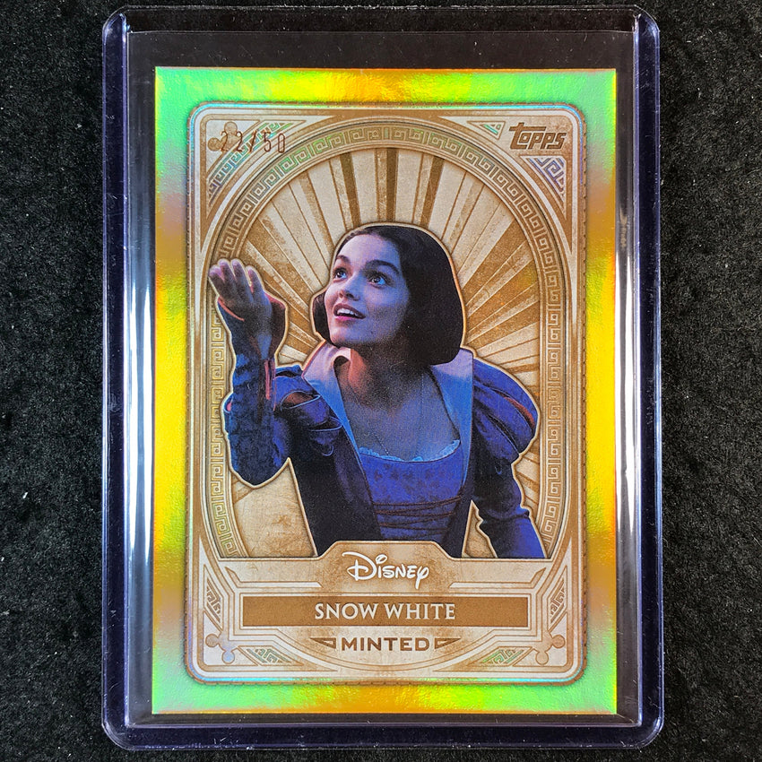 2025 Topps Disney Mint SNOW WHITE Bronze Gold Foil 22/50 #22