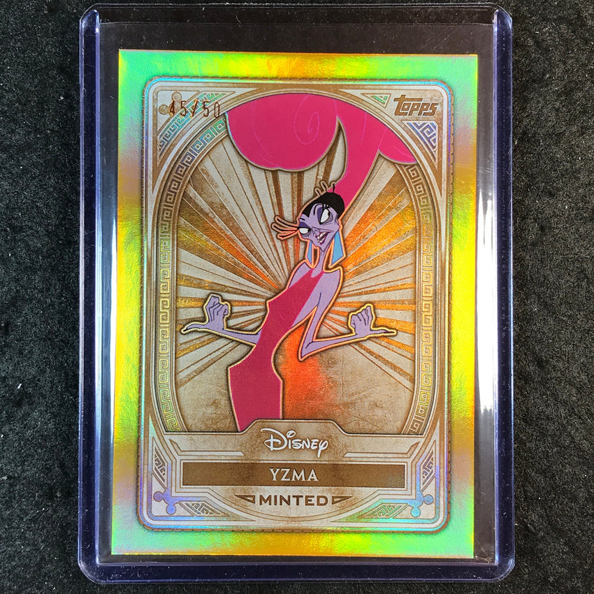 2025 Topps Disney Mint YZMA Bronze Gold Foil 45/50 #37