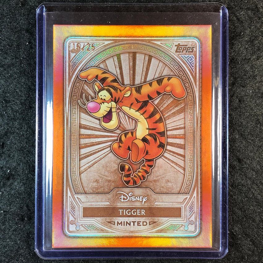 2025 Topps Disney Mint TIGGER Bronze Orange Foil 15/25 #2