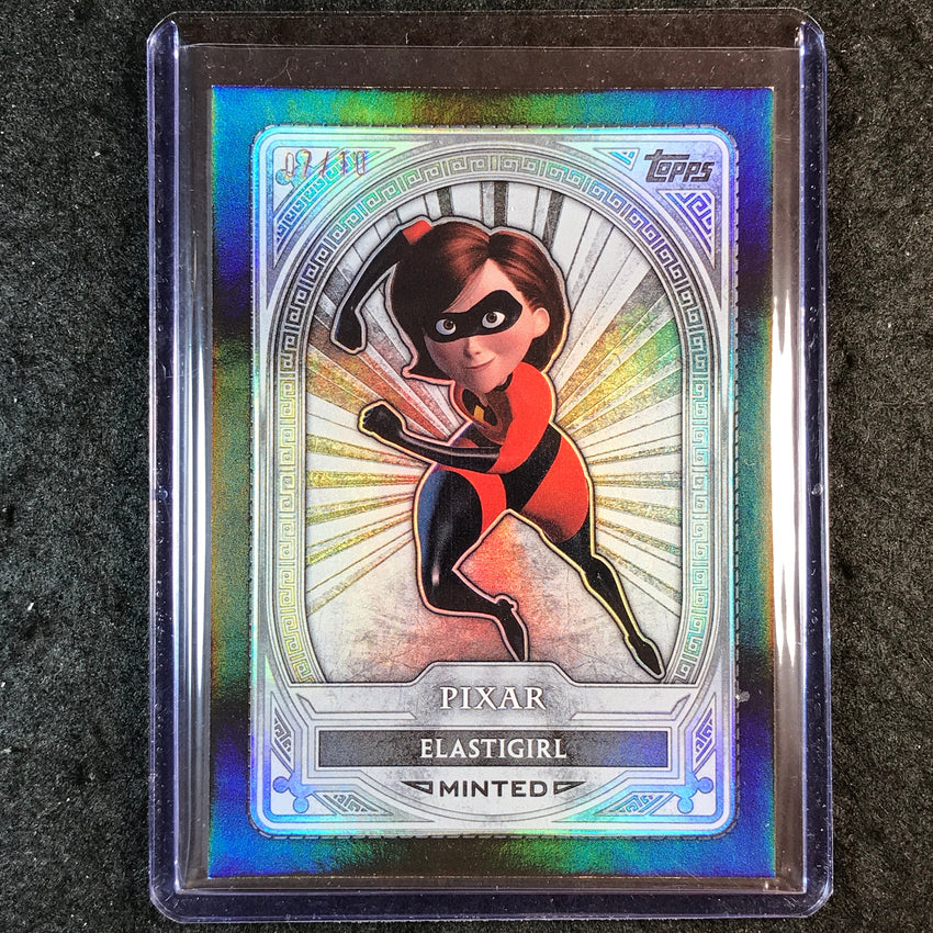2025 Topps Disney Mint ELASTIGIRL Silver Black Foil 7/10 #65