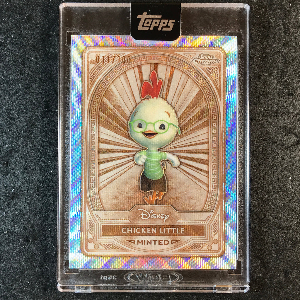 2025 Topps Disney Mint CHICKEN LITTLE Bronze Chrome Wave Variation 11 ...