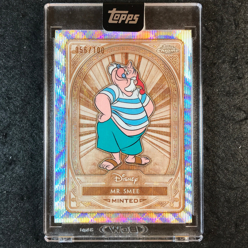 2025 Topps Disney Mint MR. SMEE Bronze Chrome Wave Variation 56/100 #33