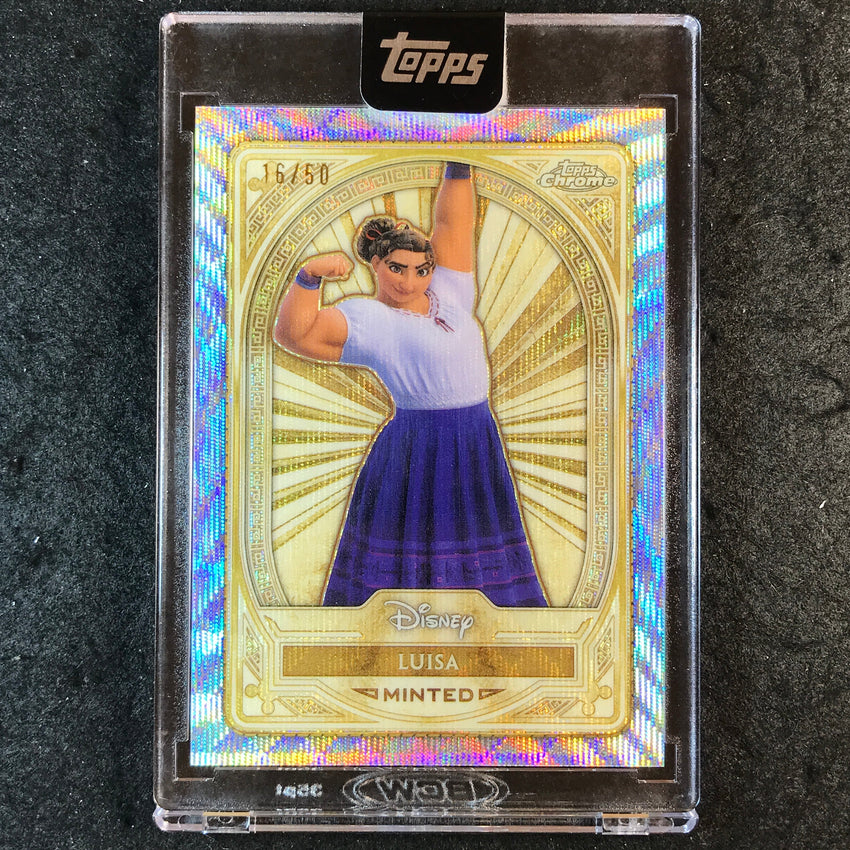 2025 Topps Disney Mint LUISA Gold Chrome Wave Variation 16/50 #87