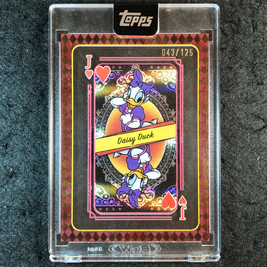 2025 Topps Disney Mint DAISY DUCK Queen of Hearts Playing Cards 43/125 #16