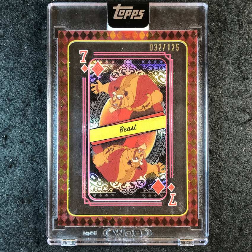 2025 Topps Disney Mint BEAST Queen of Hearts Playing Cards 32/125 #31