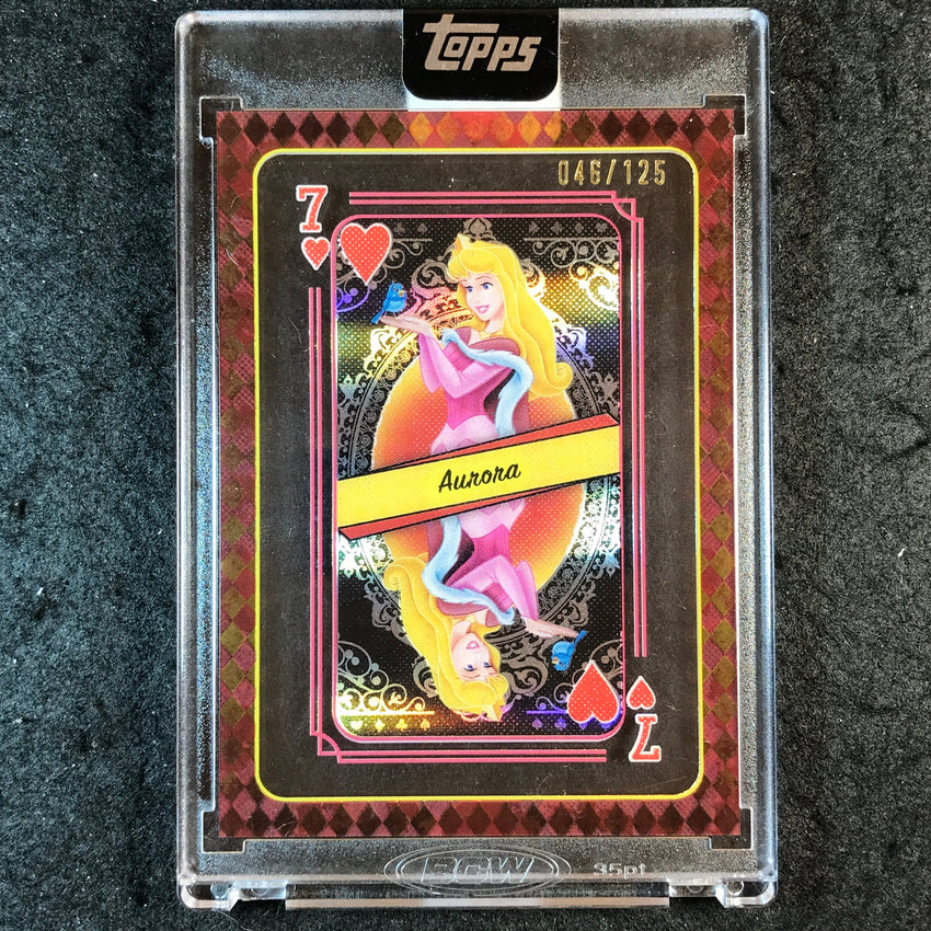 2025 Topps Disney Mint AURORA Queen of Hearts Playing Cards 46/125 #32