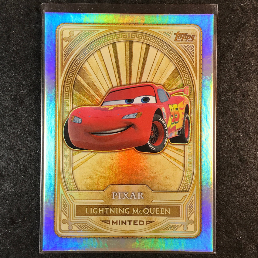 2025 Topps Disney Mint LIGHTNING MCQUEEN Base Gold #83