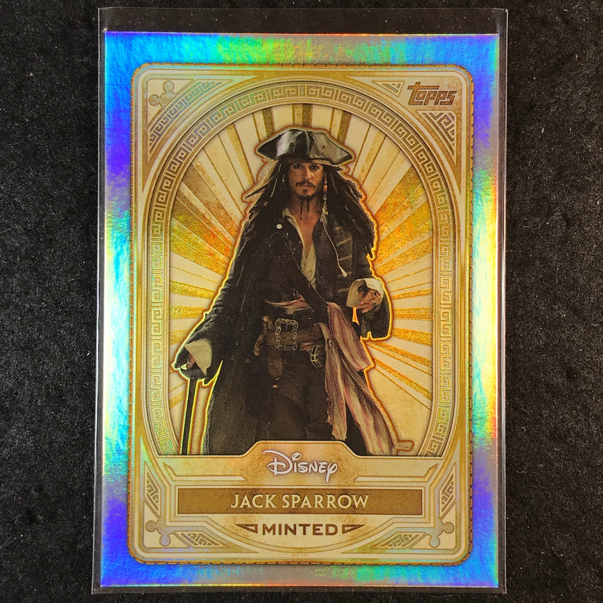 2025 Topps Disney Mint JACK SPARROW Base Gold #100