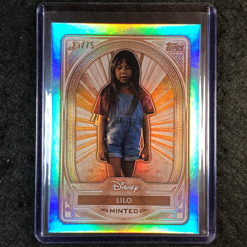 2025 Topps Disney Mint LILO Bronze Green Mint Foil 23/75 #1