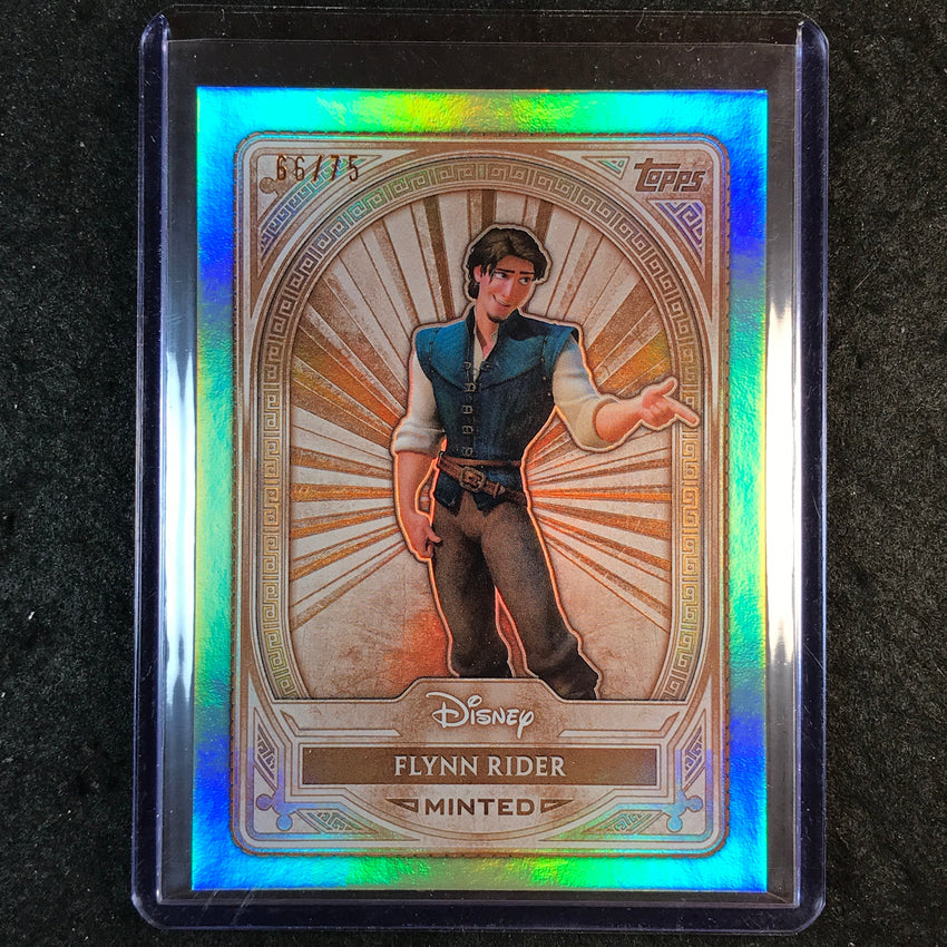 2025 Topps Disney Mint FLYNN RIDER Bronze Green Mint Foil 66/75 #21