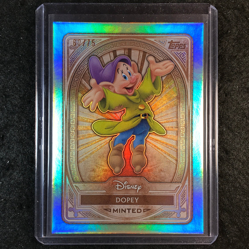 2025 Topps Disney Mint DOPEY Bronze Green Mint Foil 62/75 #40