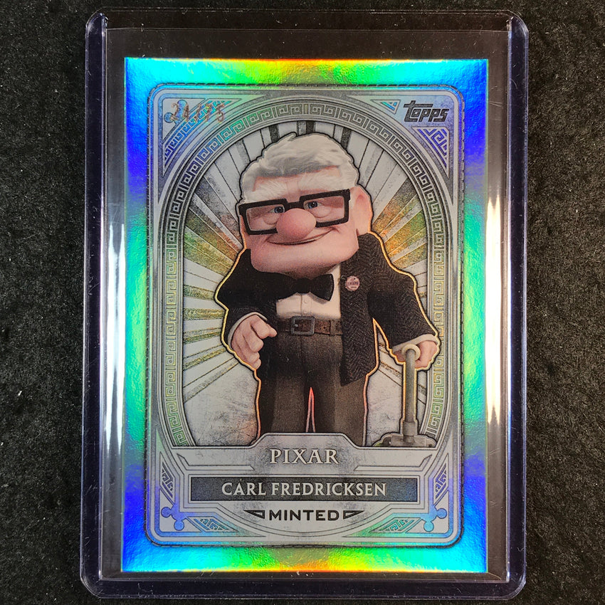 2025 Topps Disney Mint CARL FREDRICKSEN Silver Green Mint Foil 24/75 #64