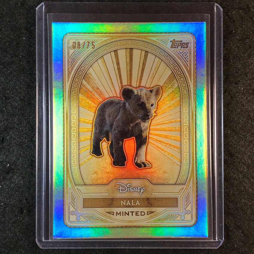 2025 Topps Disney Mint NALA Gold Green Mint Foil 8/75 #93