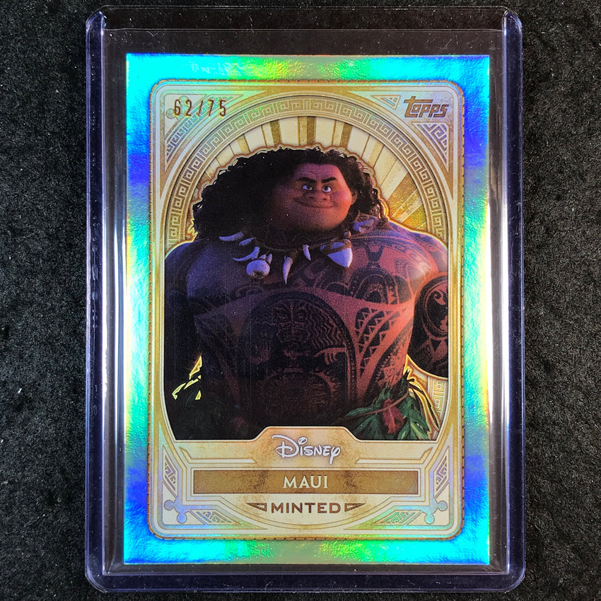 2025 Topps Disney Mint MAUI Gold Green Mint Foil 62/75 #94