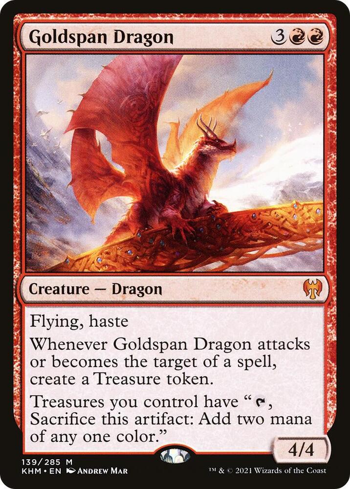 Goldspan Dragon - 139/285 - Mythic Kaldheim