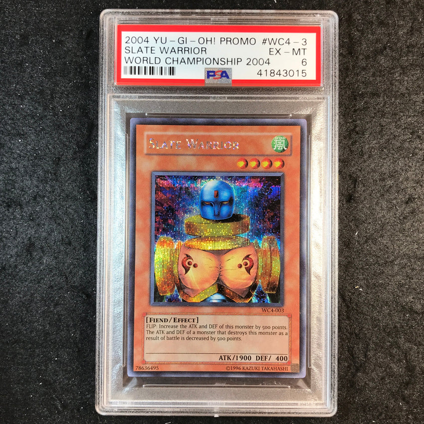 PSA 6 Slate Warrior - WC4-003 - 2004 Holo World Championships Promo 015