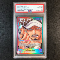 PSA 10 Trafalgar Law - OP01-002 - Romance Dawn Alternate Art Pre Errata 729