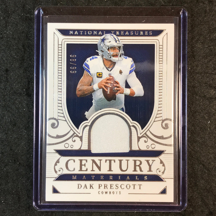 2025 National Treasures Football DAK PRESCOTT Century Materials Jersey 98/99