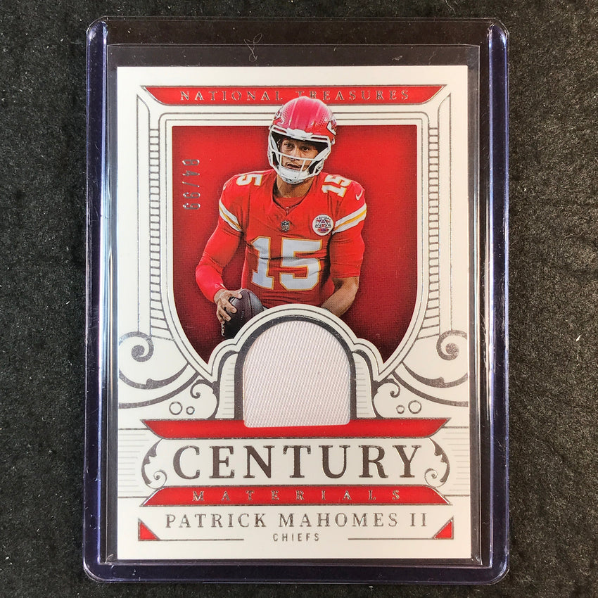 2025 National Treasures PATRICK MAHOMES II Century Materials Jersey 84/99