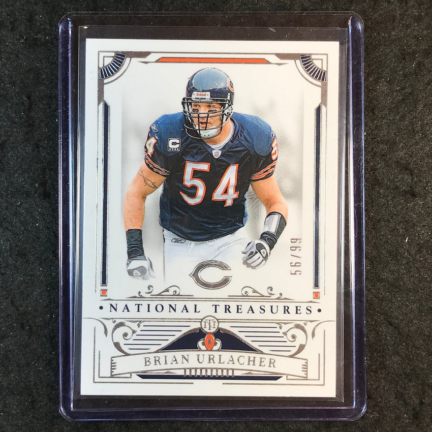 2025 National Treasures Football BRIAN URLACHER Base 59/99 #17