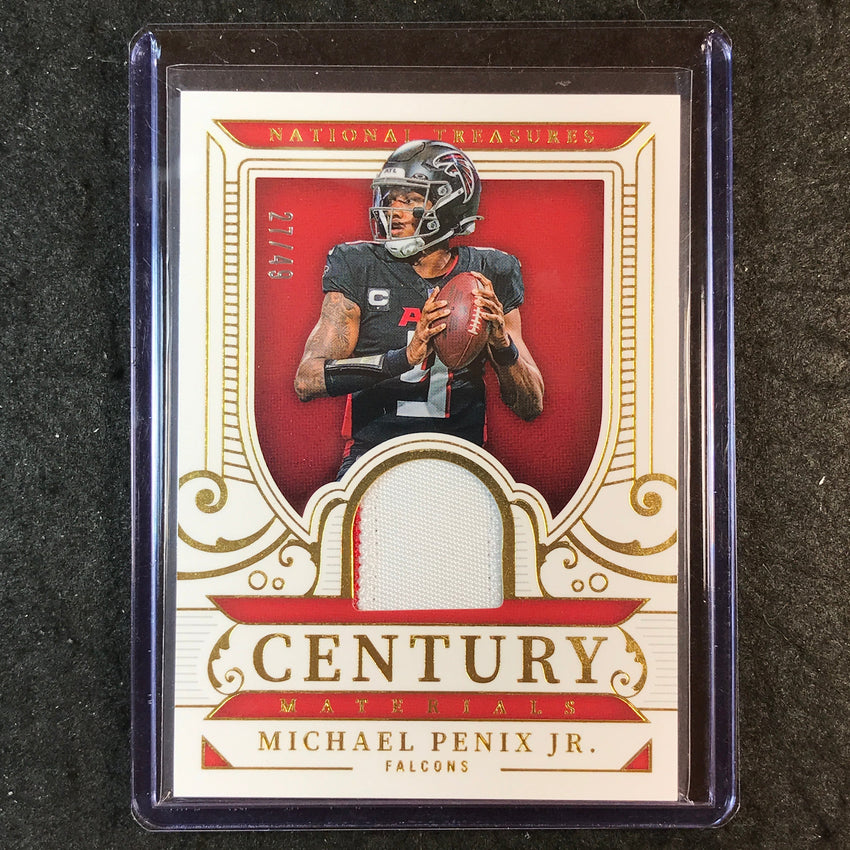 2025 National Treasures Football MICHAEL PENIX JR. Century Materials Patch 27/49