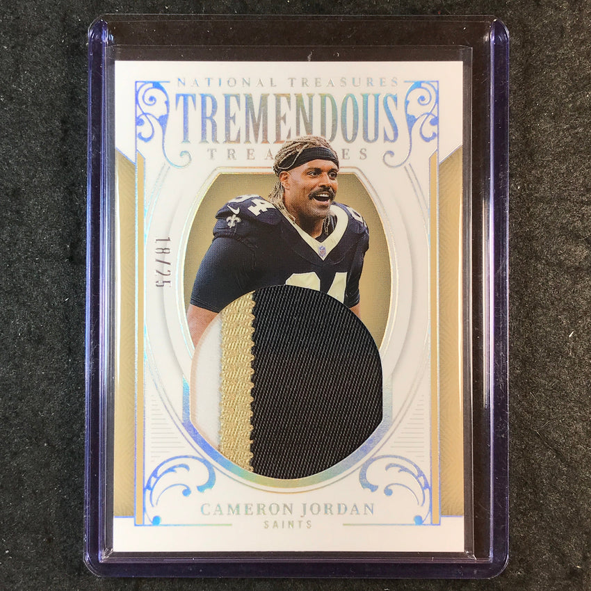 2025 National Treasures Football CAMERON JORDAN Tremendous Treasures Patch 18/25