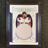 2025 National Treasures TREVEYON HENDERSON Tremendous Rookie Patch 7/25