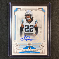 2025 National Treasures Football LATHAN RANSOM Base Rookie Signatures Auto 60/99
