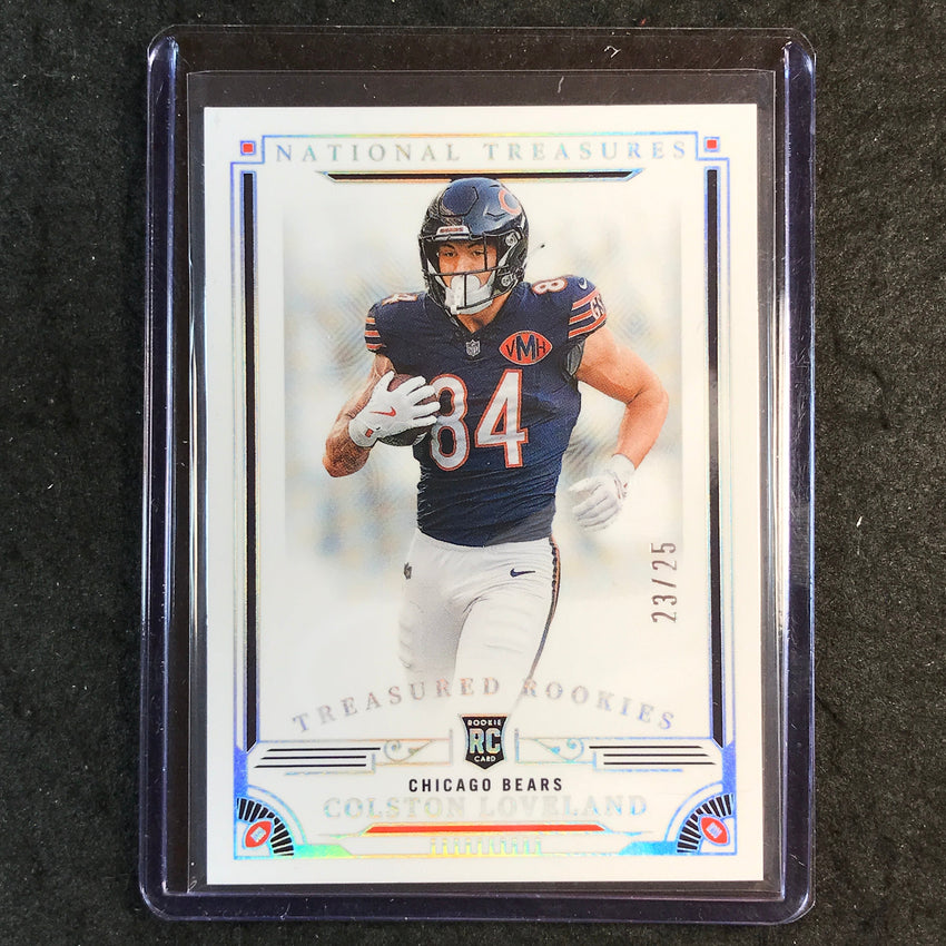 2025 National Treasures Football COLSTON LOVELAND Treasured Rookies Silver 23/25