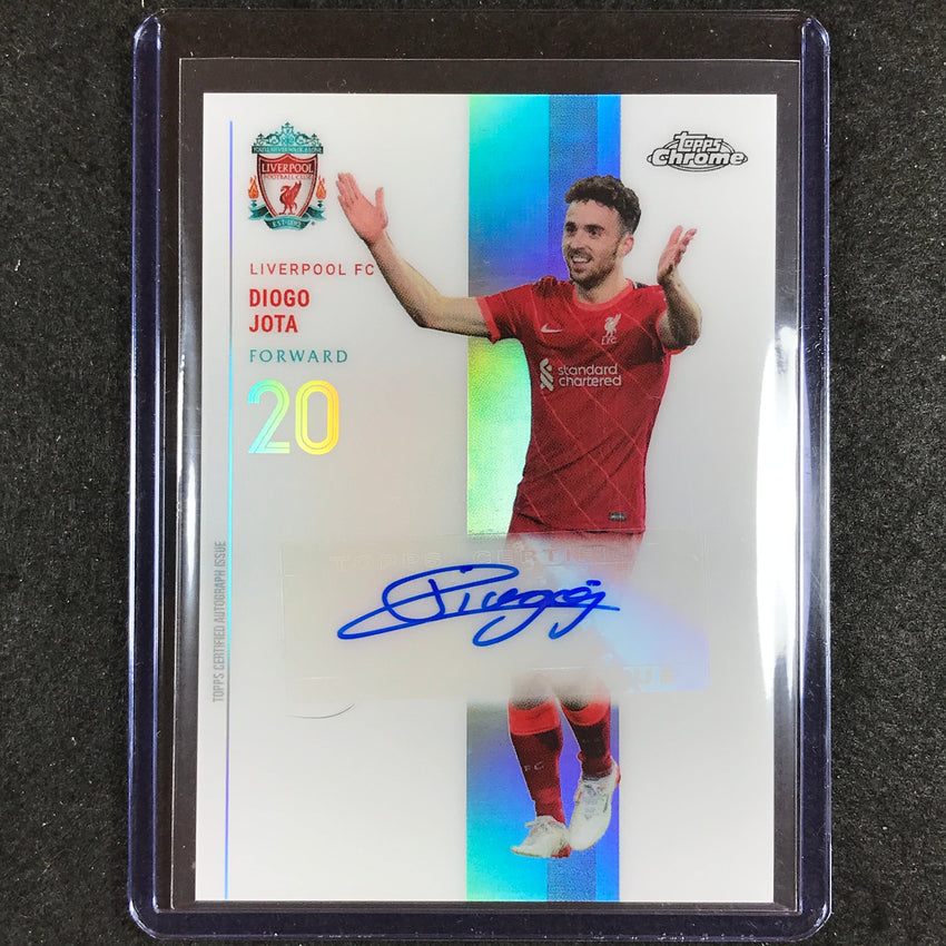 2023-24 Topps Chrome Liverpool DIOGO JOTA Clinical Auto No. DJ