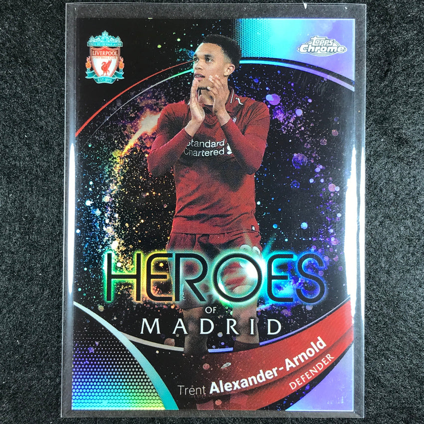 2023-24 Topps Chrome Liverpool ALEXANDER-ARNOLD Heroes of Madrid Refractor #77