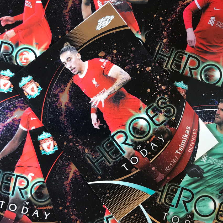 2023-24 Topps Chrome Liverpool RYAN GRAVENBERCH Heroes of Today Base #64