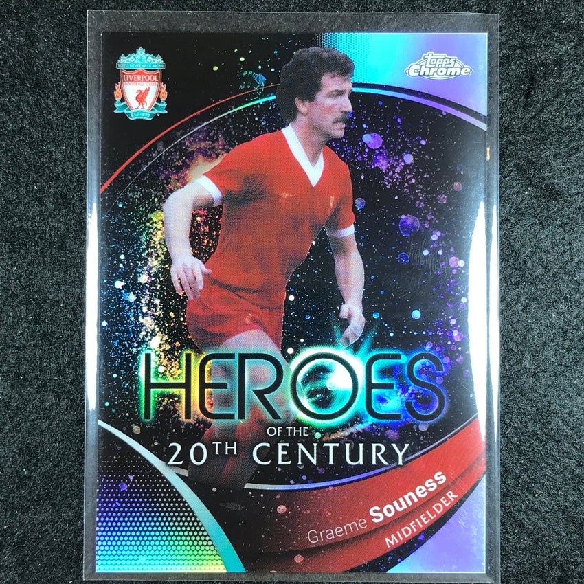 2023-24 Topps Chrome Liverpool GRAEME SOUNESS Heroes 20th Century Refractor #93
