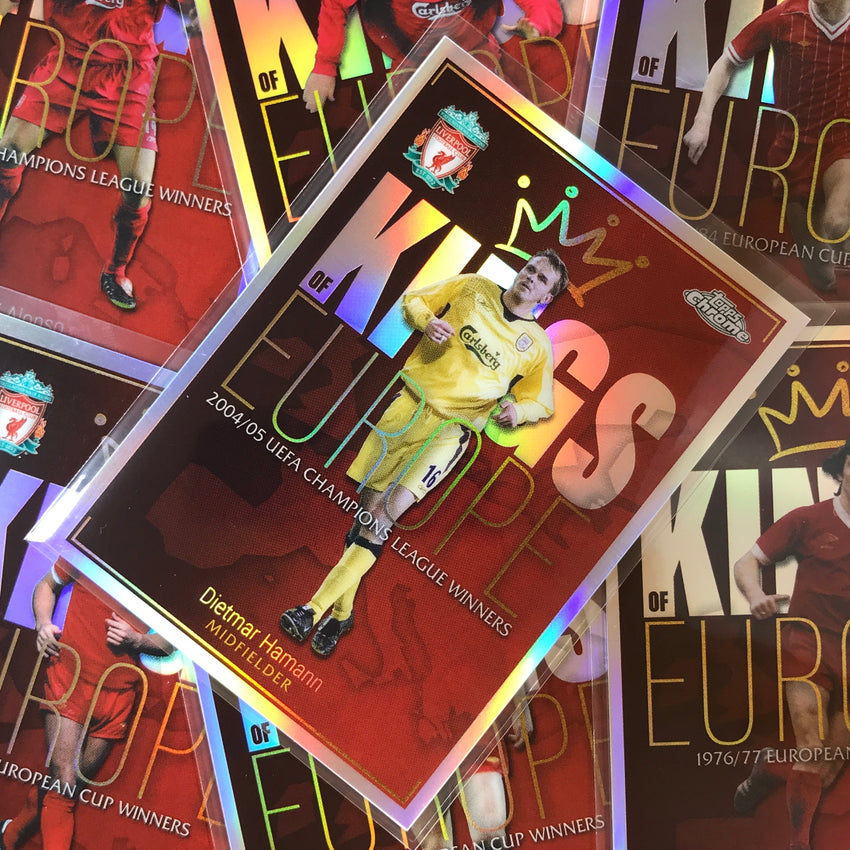 2023-24 Topps Chrome Liverpool IAN RUSH Kings of Europe Base #4