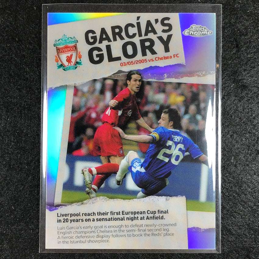 2023-24 Topps Chrome Liverpool LUIS GARCIA Making History #3
