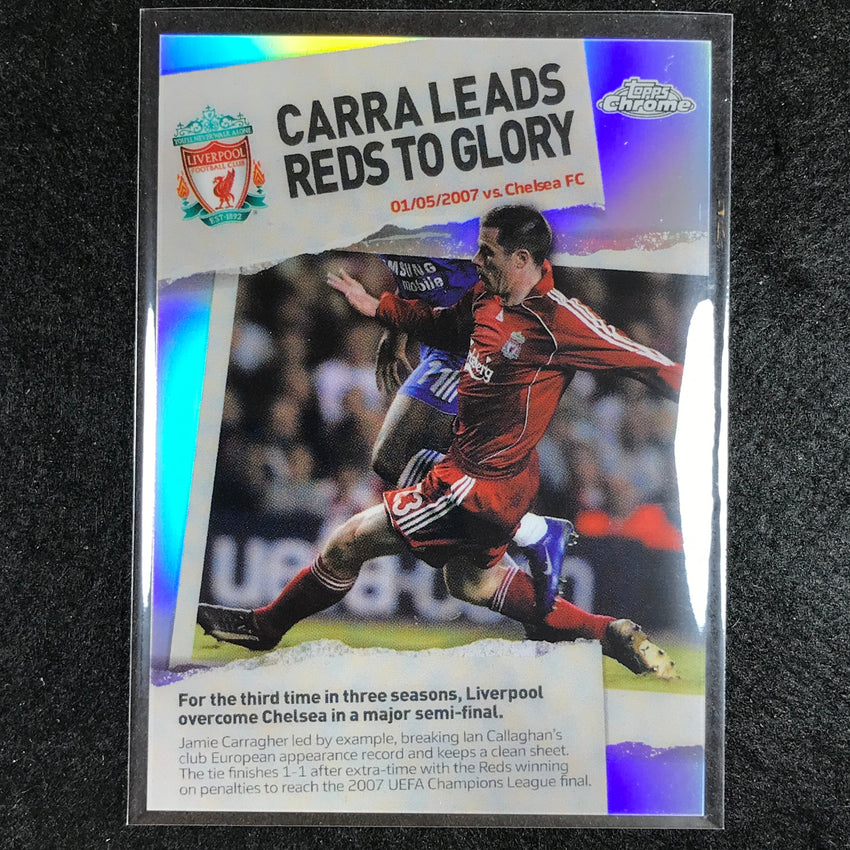 2023-24 Topps Chrome Liverpool JAMIE CARRAGHER Making History #5