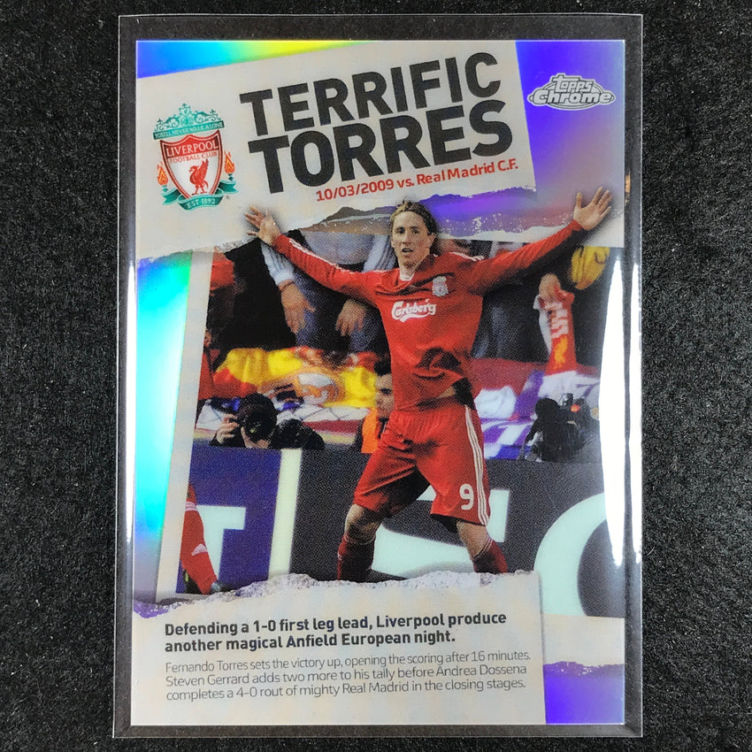 2023-24 Topps Chrome Liverpool FERNANDO TORRES Making History No. 6
