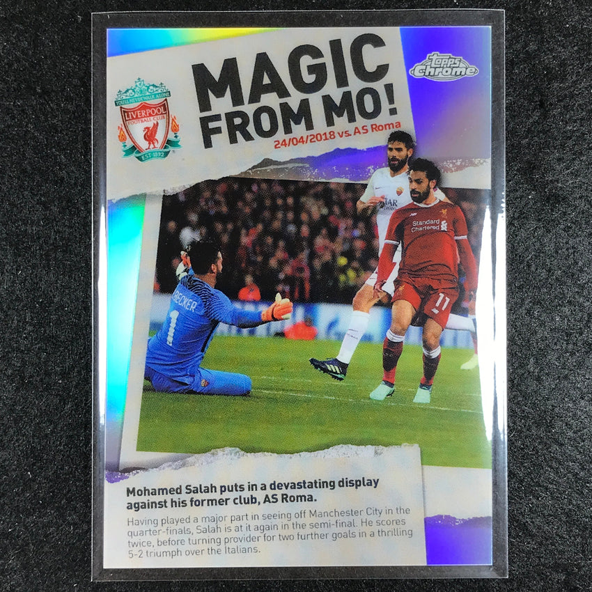 2023-24 Topps Chrome Liverpool MOHAMED SALAH Making History No. 7
