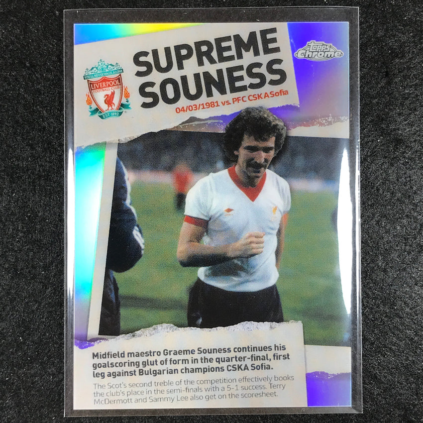 2023-24 Topps Chrome Liverpool GRAEME SOUNESS Making History #9
