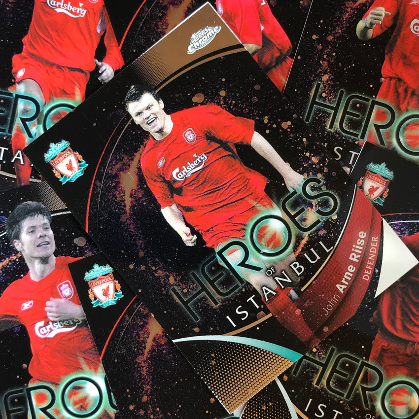 2023-24 Topps Chrome Liverpool JAMIE CARRAGHER Heroes of Istanbul Base #84