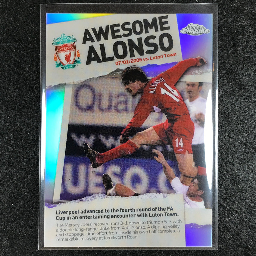 2023-24 Topps Chrome Liverpool XABI ALONSO Making History No. 10