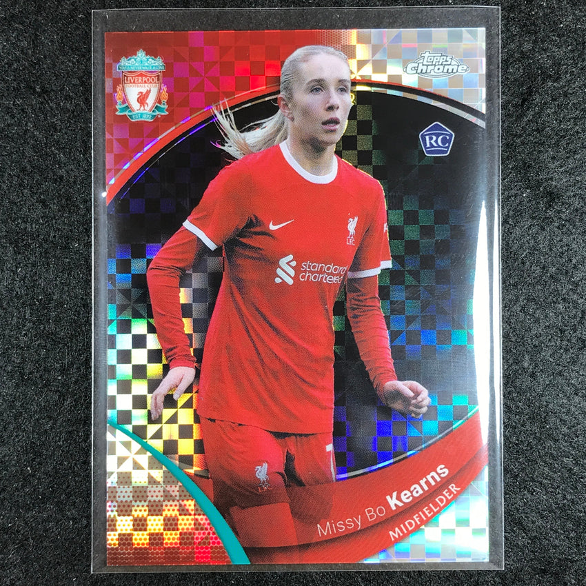 2023-24 Topps Chrome Liverpool MISSY BO KEARNS Rookie Base X-Fractor #27