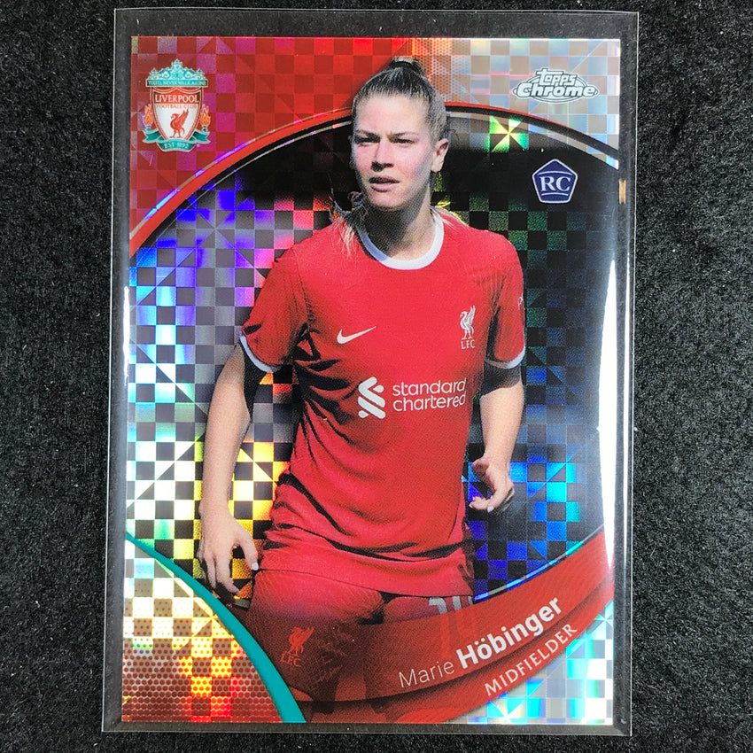 2023-24 Topps Chrome Liverpool MARIE HOBINGER Rookie Base X-Fractor #31