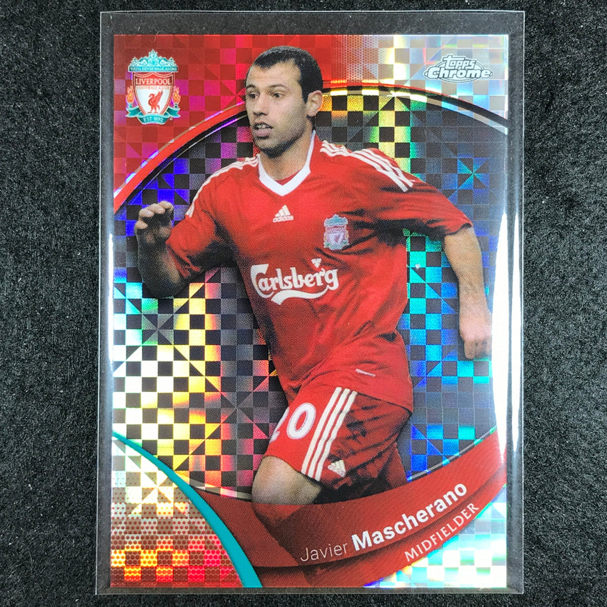 2023-24 Topps Chrome Liverpool JAVIER MASCHERA#Base X-Fractor #44