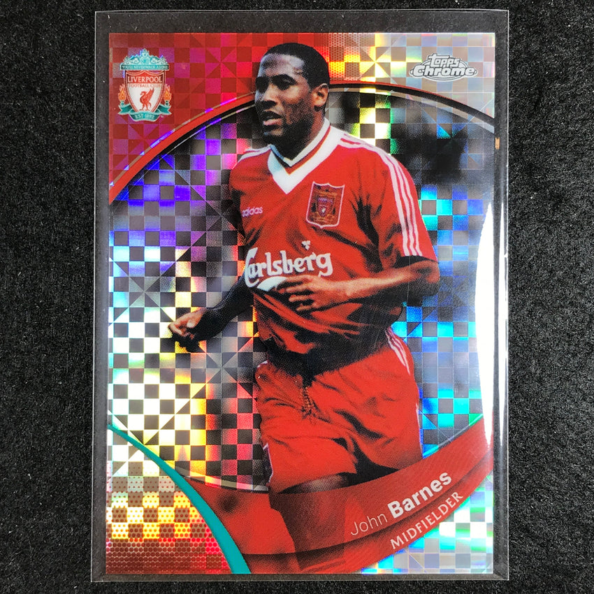 2023-24 Topps Chrome Liverpool JOHN BARNES Base X-Fractor #48